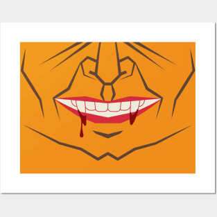 Halloween Face Posters and Art